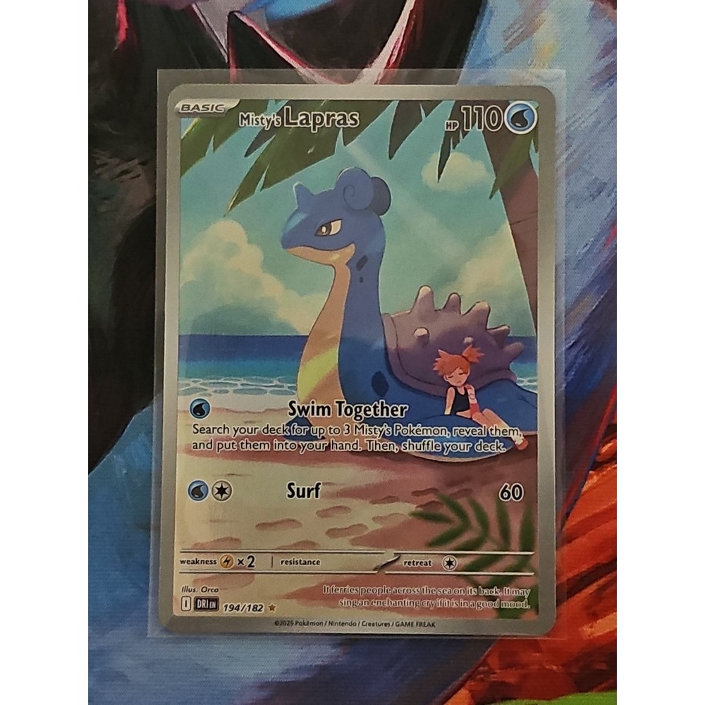 Misty's Lapras 194/182 Sv10: Destined Rivals Holo - Picture 1 of 6